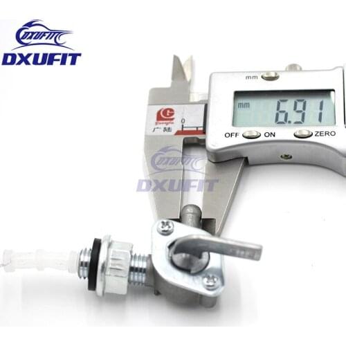 DXUFIT Motorcycle Gas Fuel Petcock /Fuel Cock / Fuel Tap Valve Switch Pump for 50cc 110cc 125cc 150cc 200cc 250cc ATV Go Kart 10