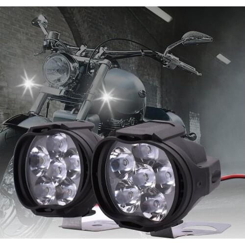 2PCS Motorcycle Headlight 1000LM Spotlight With Switch Auxiliary Lamp For Yamaha XJR1300 FJR1300 xjr 1300 400 fjr 1300 XJR400