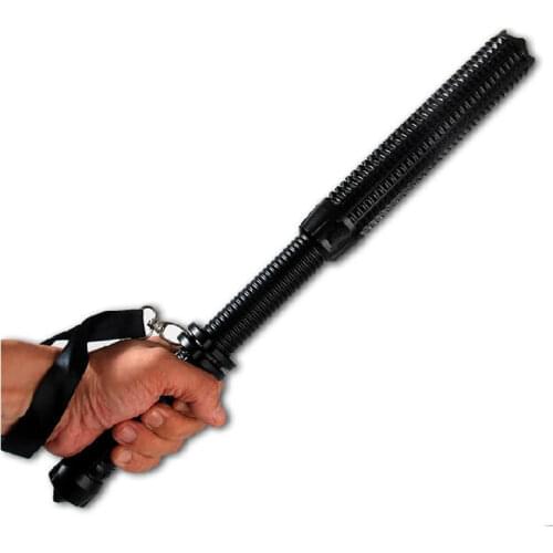 18650 Torch Lamp LED Flashlight Extensible Personal Defense Toothed Mace Stick Torch Light Self-defense Outdoor Camping Light