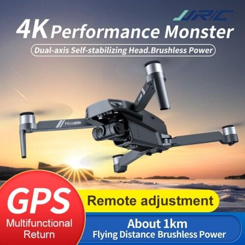 JJRC X19 5G WiFi FPV 4K HD Camera 2-Axis Gimbal GPS Optical Flow Positioning Brushless Motor Foldable RC Drone Quadcopter RTF