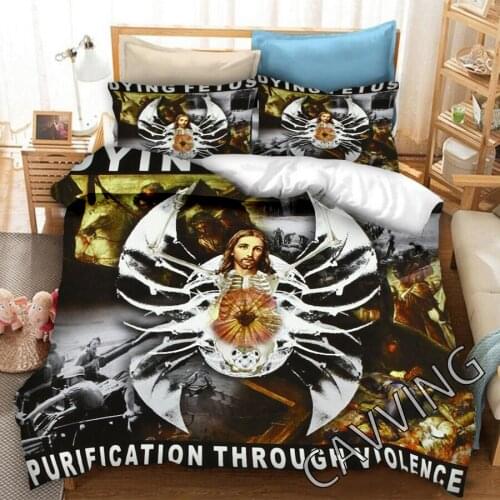 DYING FETUS Band 3D Printed Bedding Set Duvet Covers & Pillow Cases Comforter Bedding Set Bed Linen( US Sizes/EU Sizes/AU Sizes)
