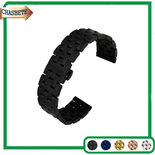 Stainless Steel Watch Band for Bell Ross 20mm 22mm Metal Strap Quick Release Belt Wrist Loop Bracelet Black Silver Blue Gold