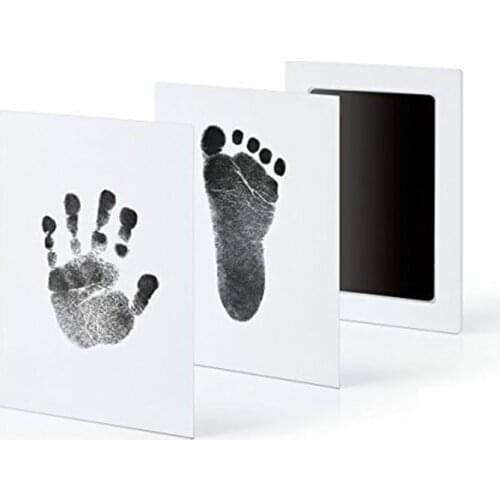 Baby Care Non-Toxic Baby Handprint Newborn Gifts Baby Infant Souvenirs Ink Casting Clay Toy Pad Imprint Kit Footprint Footprint