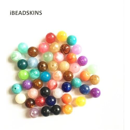 6mm-20mm Acrylic marble effect beads for DIY beads Jewelry necklace making