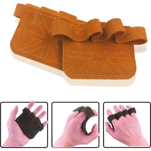 Fitness Workout Gym Gloves with Leather Palm Support Deadlifts Dumbbell Kettlebell Pull Up Training Home Gym Crossfit Equipment