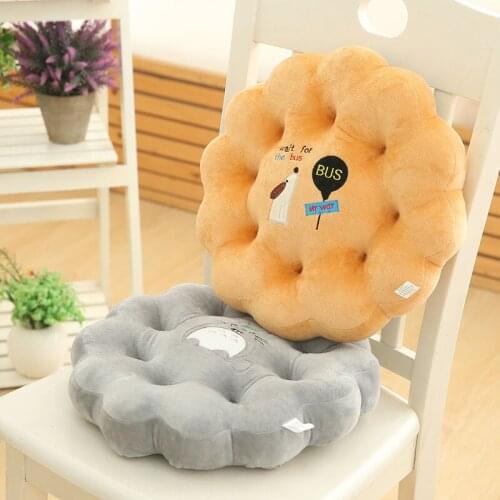Flower Round Thickened Stool Butt Chair Cushion Seat Cushion on the Ground Office Computer Chair Seat Cushion Non-slip F8212