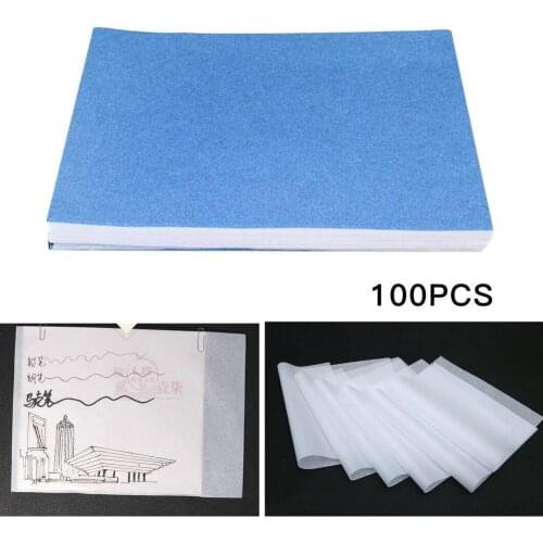 100PCS Translucent Tracing Paper Calligraphy Craft Writing Copying Drawing Sheet Paper Scrapbooking Pen Copybook Copy Paper