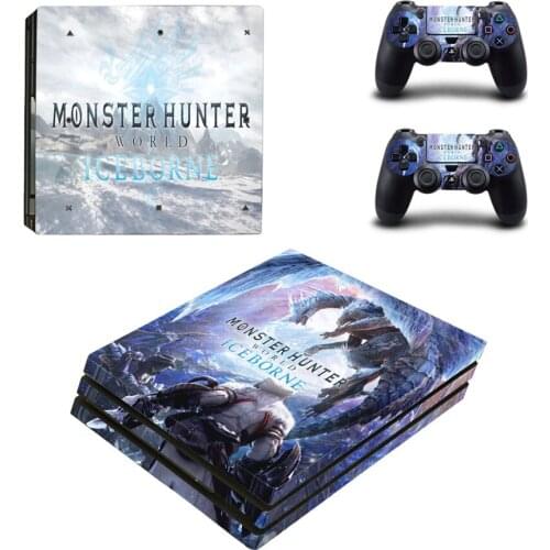 Monster Hunter Style Skin Sticker for PS4 Pro PlayStation 4 Pro Console & Controllers Decal Vinyl Skins Accessories Style 10