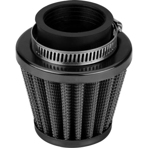 1pc Motorcycle Accessories Oval Metallic Clamp-On Refit Intake Funnel Air Filter For Off-Road Motorcycle ATV Quad Dirt Pit Bike