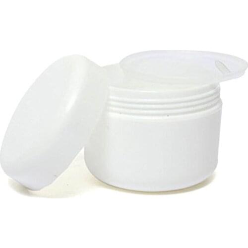 10PCS 10g Travel Bottle Refillable Bottles Plastic Empty Makeup Jar Pot Face Cream/Lotion/Cosmetic Container White