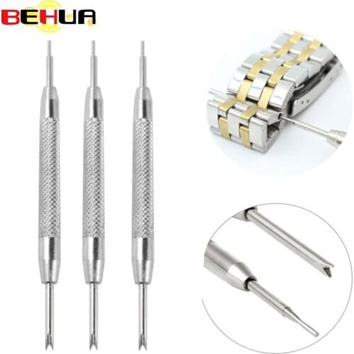 10pcs Ultra Durable Stainless Steel Watch Band Spring Bars Tool Remover Watch Strap Band Spring Bar installation Tools drop ship