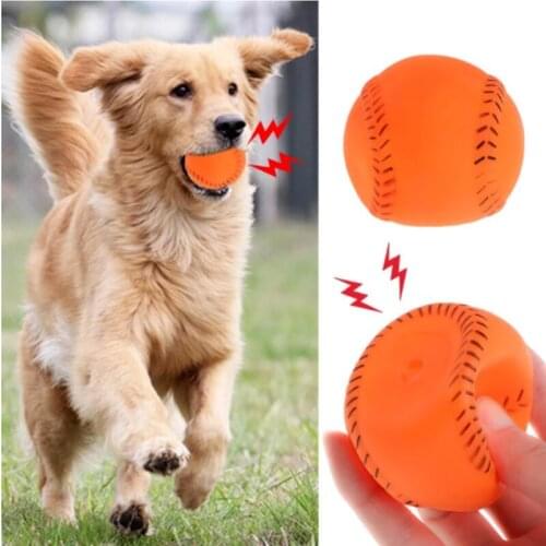 2021 New Dog Toy Beautiful New Rubber Ball Toy Dog Pet Fun Spikey Ball Biting Chewing And Toys Ball Accessories Zabawka Dla Psa