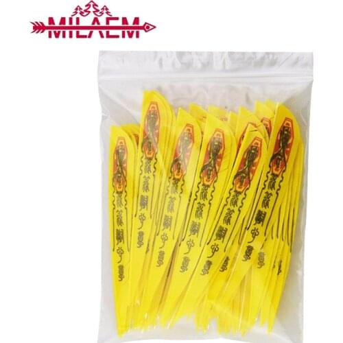 50pcs 4/5 Inch Archery Turkey Feather Right Wings Water Shape Arrow Vanes For Recurve Compound Bow Outdoor Hunting Accessories