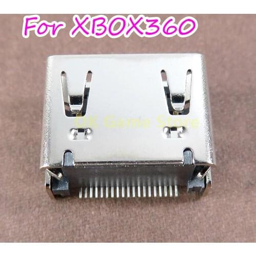 50pcs/lot OEM Brand New HDMI-compatible Socket For Xbox360 Replacement Port for xbox 360 Controller Repair parts