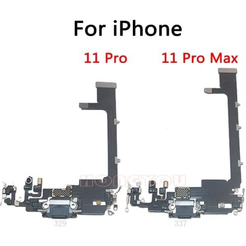 AAA Quality With Small Board USB Charging Dock Charge Socket Port Jack Plug Connector Flex Cable For IPhone 11 Pro Max 11ProMax