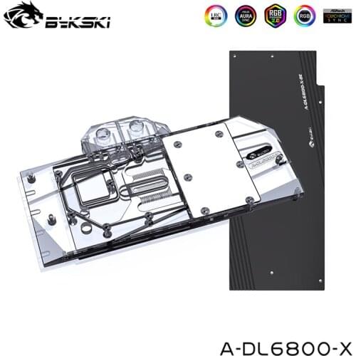 Bykski Computer Water Cooler For Dataland Radeon RX 6800 16GB X Serial Video Card Cooling Copper Block,A-DL6800-X