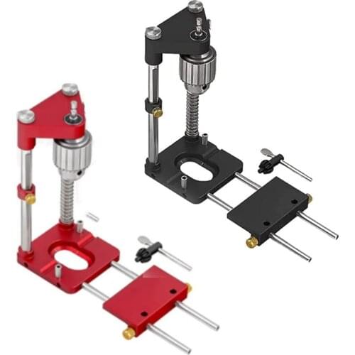 E56C 1 Set Multifunction Hinge Hole Opener Woodworking Plank Positioning Hole Punch