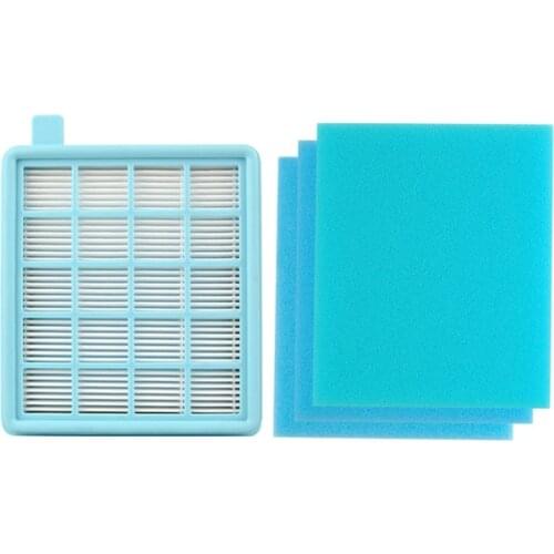 1* main HEPA filter + 3* Sponge Filter For Philips Vacuum Cleaner FC8631 FC8671 fc9532 FC8472 F8474 FC8471 FC8473 FC8476 fc8634