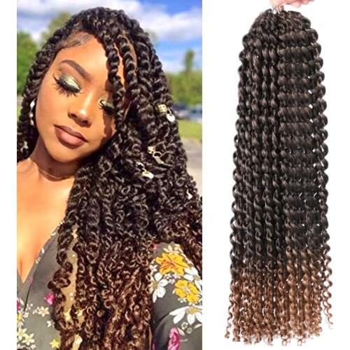 Aidaiya Passion Twist Hair Crochet Braid Extensions Synthetic Crotchet Braids Spring Braiding Hair For Fluffy 22strands