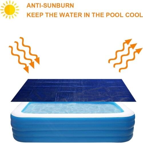 Hot Selling Waterproof Dustproof Swimming Pool Cover Family Pools Inflatable Swimming Pool Mat Pool Accessories