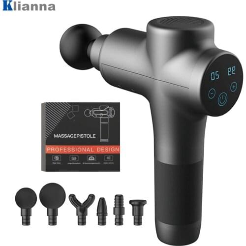 Klianna Massage Gun Deep Percussion Body Massager Rechargeable Fascia Gun Muscle Stimulator Body Relaxation Slimming Shaping