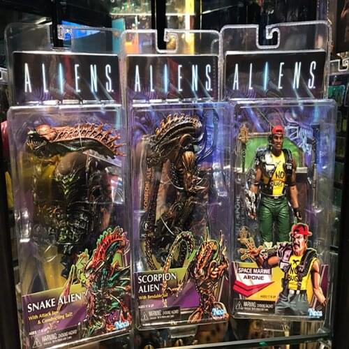 NECA Alien Figure Sgt Apone Kenner Scorpion Snake Action Figure Toy Doll Gift