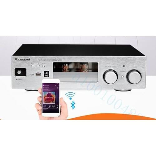Nobsound PM5 High End Hifi 2.1 Vaccum Tube Amplifier Bluetooth Home Audio Amplifier USB/FLAC/APE 120W+120W 220V ONLY