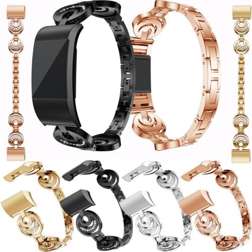 For Fitbit charge 2 new fashion Strap For Fitbit charge 2 Sun Moon Stars Alloy Strap fashion style Smart Watch Wristband acceory