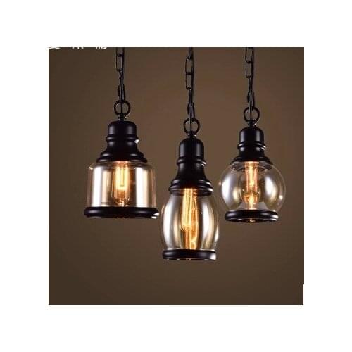 Glass ball cocina accesorio led wall moon lamp hanging lamp living room decoration ventilador de techo nordic decoration home