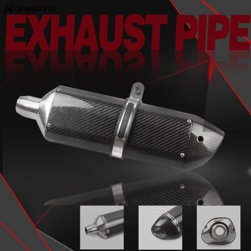 Universal Motorcycle Exhaust pipe Muffler Escape Muffle For Honda CB 599 919 400 CB600 HORNET CBR 600 F2 F3 F4 F4i 900RR VTX