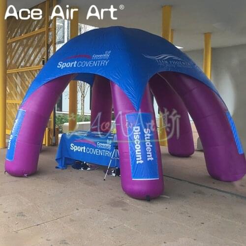 High quality 6 legs inflatable spider tent shelter igloo event station air party dome for sale
