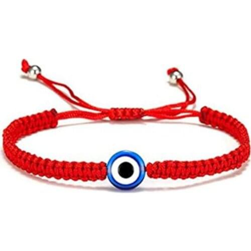 Turkish Evil Eye Handmade Braided Red Thread String Bracelet For Women Men Charm Lucky Rope Adjustable Friendship Jewelry Gifts