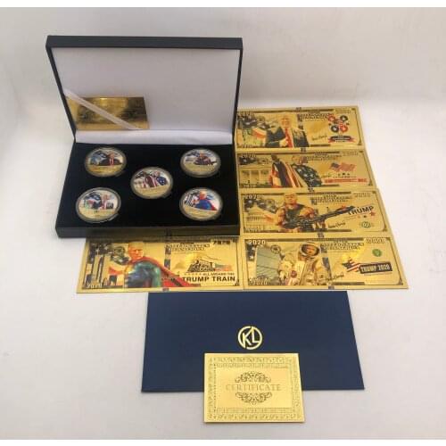 Donald Trump Gold Coin Eagle Commemorative Coin Liberty Coin Boutique American Commemorative Novelty Coin Gold Banknote