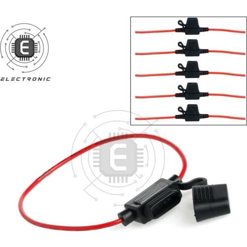 1PCS Built-in Miniature Mini Blade Type Waterproof Fuse Holder For 12V 30A Car And Bicycle Fuse