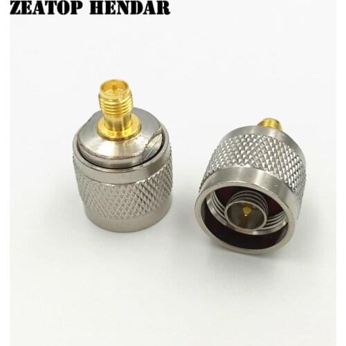 50Pcs Brass RP SMA RP-SMA Female Jack to N L16 Male Plug Adapter Straight RF Coaxial Connector