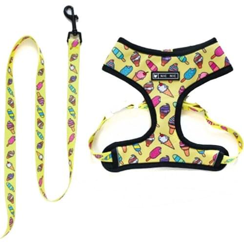 8PCS / LOT Pet Leash Small and Medium-Sized Dog Pet Breathable Mesh Chest Straps Dog Traction Rope