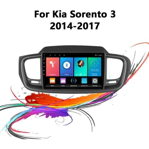 Eastereggs For KIA Sorento 2015-2017 Car 10.1" 2.5D Android 8.1 Car multimedia GPS Player Radio Stereo Head Unit Navigation