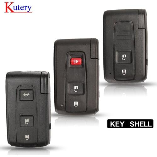 Kutery REMOTE KEY shell CASE FOR TOYOTA AVENIS CROWN PRIUS VERSO RAV4 uncut BLADE