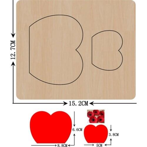 Petals Wooden Mold Handmade Flowers Wood Dies For DIY Leather Cloth Paper Craft Fit Common Die Cutting Machines on the Market