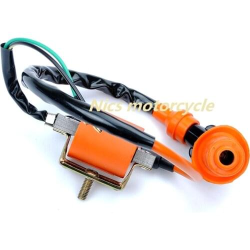 Double line Performance Ignition Coil Spark Plug GY6 50 125 150cc Scooter Moped ATV Go Kart