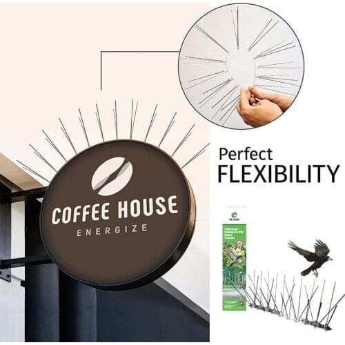 Hot Sale Plastic Repeller Bird and Pigeon Spikes Deterrent Anti Bird Stainless Steel Spike Strip Bird Scarer Repeller for Pigeon