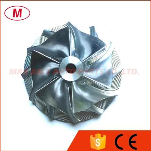 GT3076 467756-0004 54.97/76.13mm 6+6 blades Turbo Billet compressor wheel/Aluminum 2618/Turbocharger Milling wheel for Racing