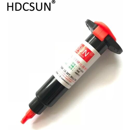 HDCSUN 1PCS 5ML high quality tp2500 uv glue UV Glue LOCA Liquid Optical Clear Adhesive TP-2500 For Repair Cellphone Glass Lens