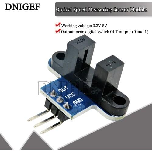 IR Infrared Slotted Optical Speed Measuring Sensor Module Detection Optocoupler Module For Motor Test