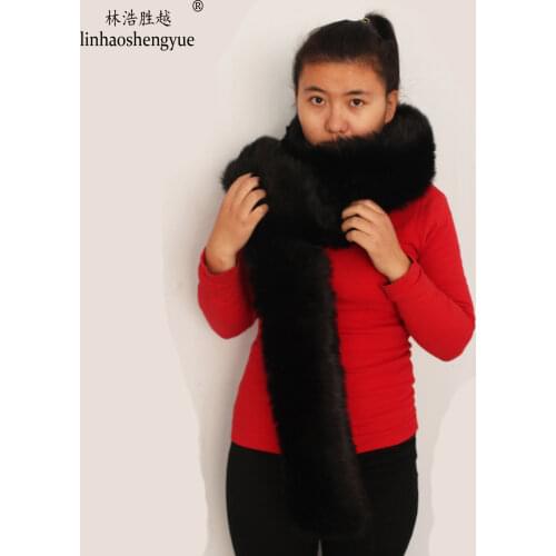 Linhaoshengyue Fashion wild autumn and winter thick warm plush scarf plush scarf imitation fur