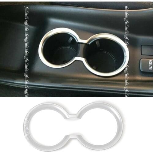 For Toyota Prius Prime / PHV 2016-2018 Interior ABS Matte Water Cup Holder Cover Trim Car Styling Accessories