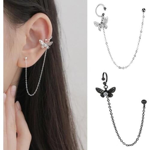 Boho Fashion Earrings Women Earrings Gifts Women Butterfly Punk Jewelry Party Hip Hop Gothic Ins Accessories Chain Pendant 2020