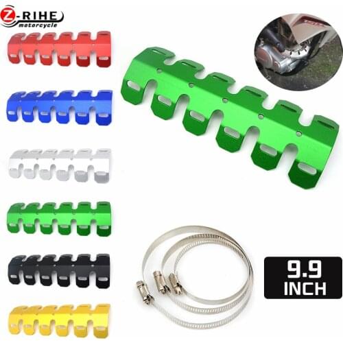 Universal Motorcycle Accessories Off-road Exhaust Muffler Pipe Guard Protector Heat Shield FOR YAMAHA XT660Z Tenere WR250R