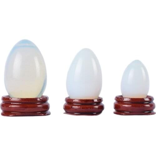 Yoni Eggs Opalite Eggs Set Undrilled Crystal Ball Massage Tools Mineral Kegel Exercise Pelvic Floor Muscle Vagina Health Care
