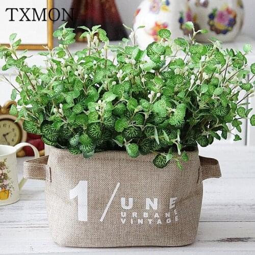Plants wall all kinds of decorative materials mini money leaves Hawthorn leaves simulation fake flowers home photography wedding